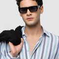 Pure Linen Stripe Shirt