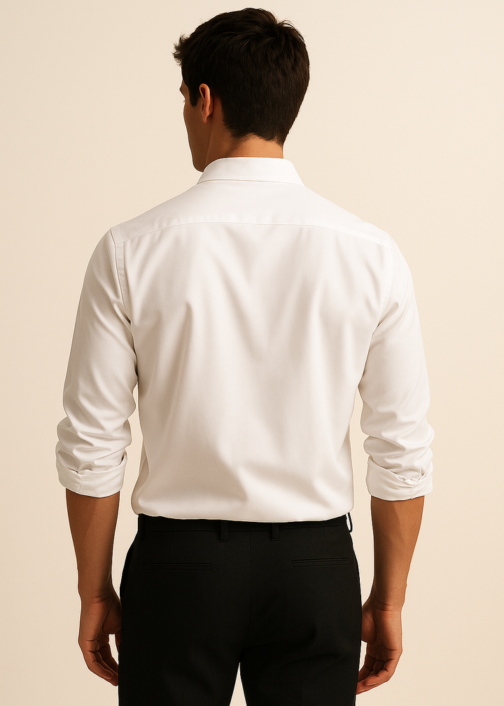 Giza Cotton Shirt in White