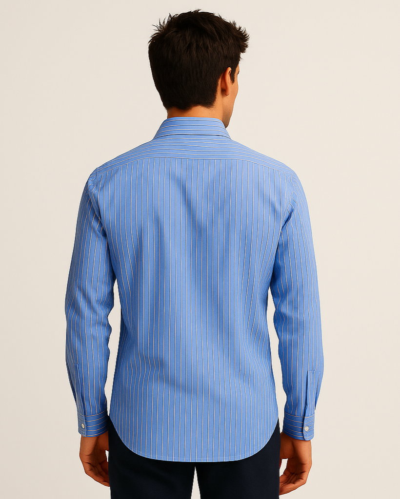 Stripe Shirt in Sky blue