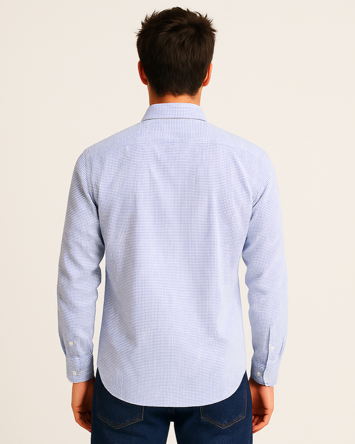 Classic Check Shirt in Blue