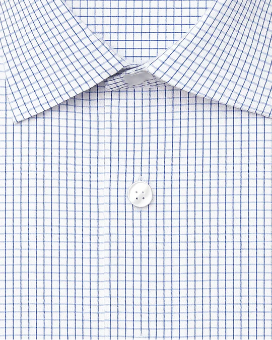 Classic Check Shirt in Blue - Wine & Cheese