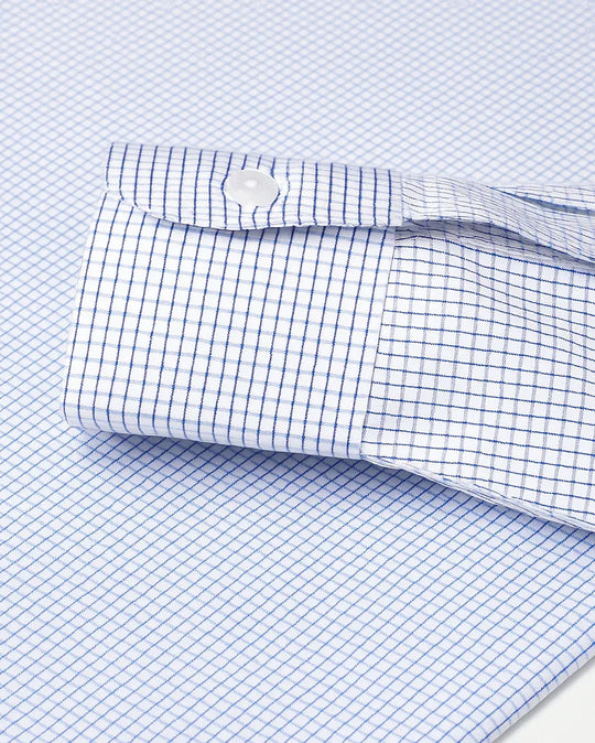 Classic Check Shirt in Blue - Wine & Cheese