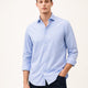 Marine Stripe Shirt in Sky Blue
