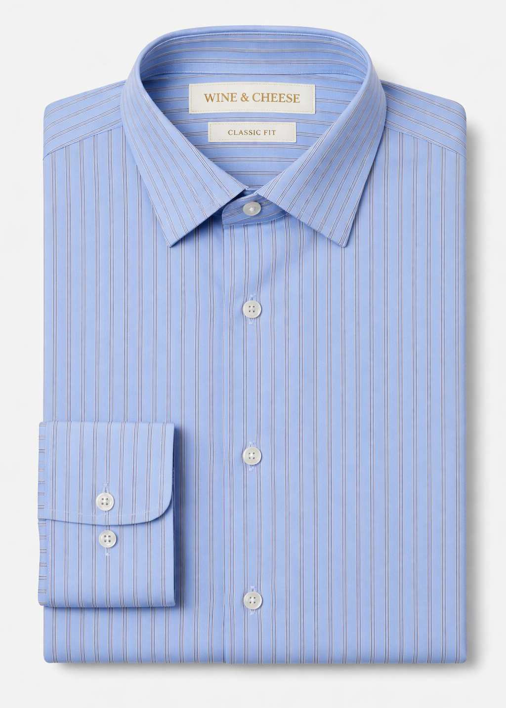 Stripe Shirt in Sky blue