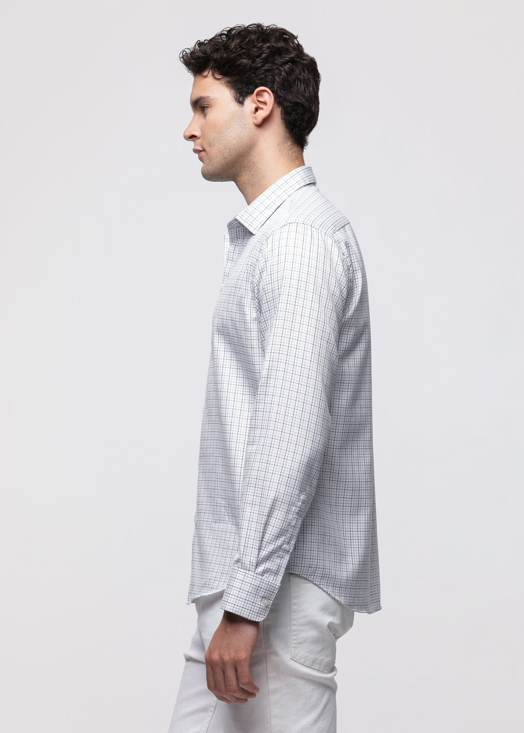 Supima cotton check shirt