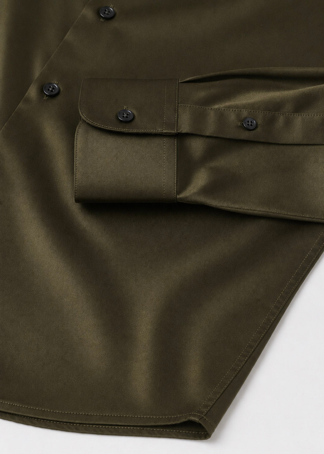 Giza Cotton Shirt in Olive