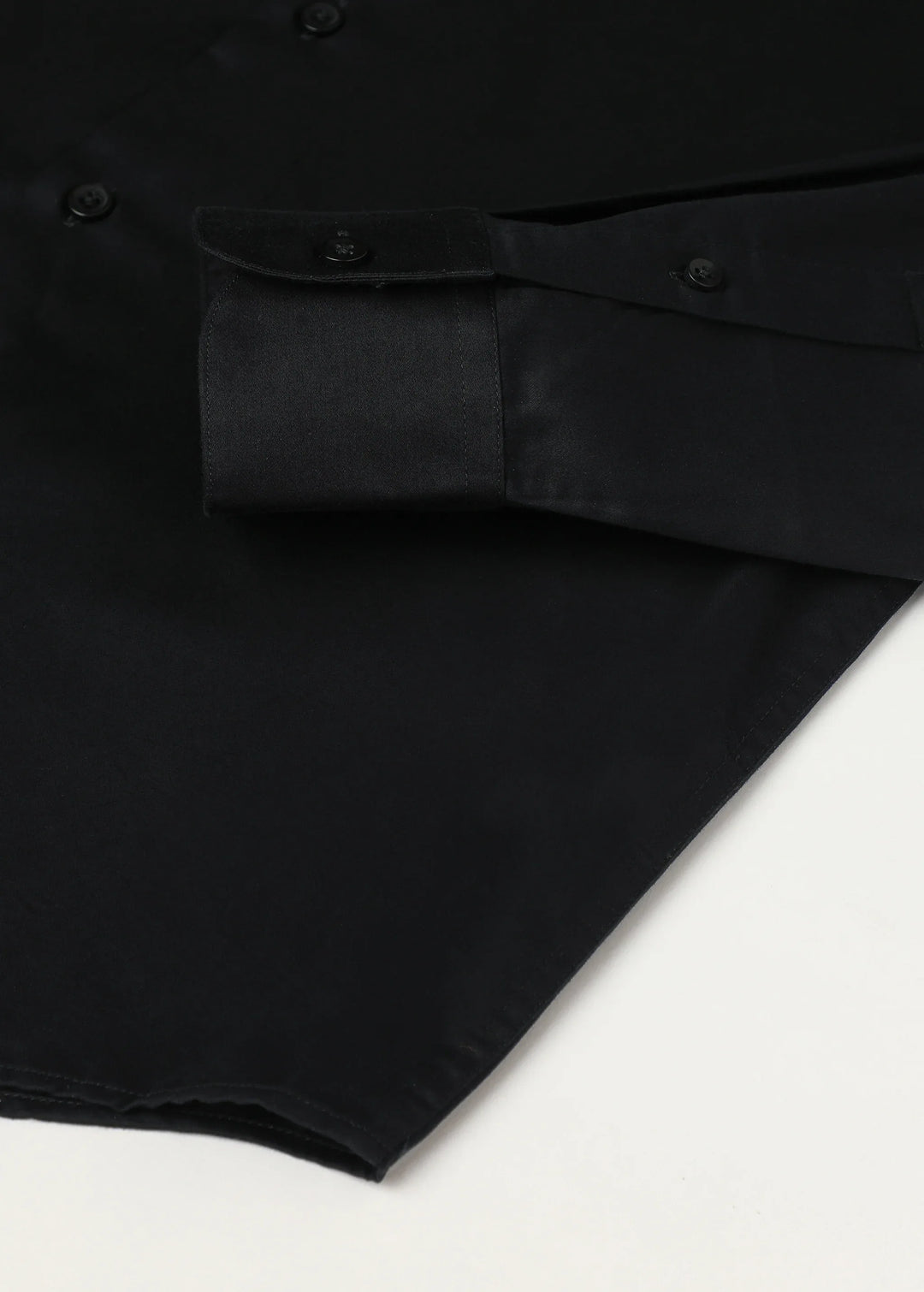 Giza Cotton Shirt in Black
