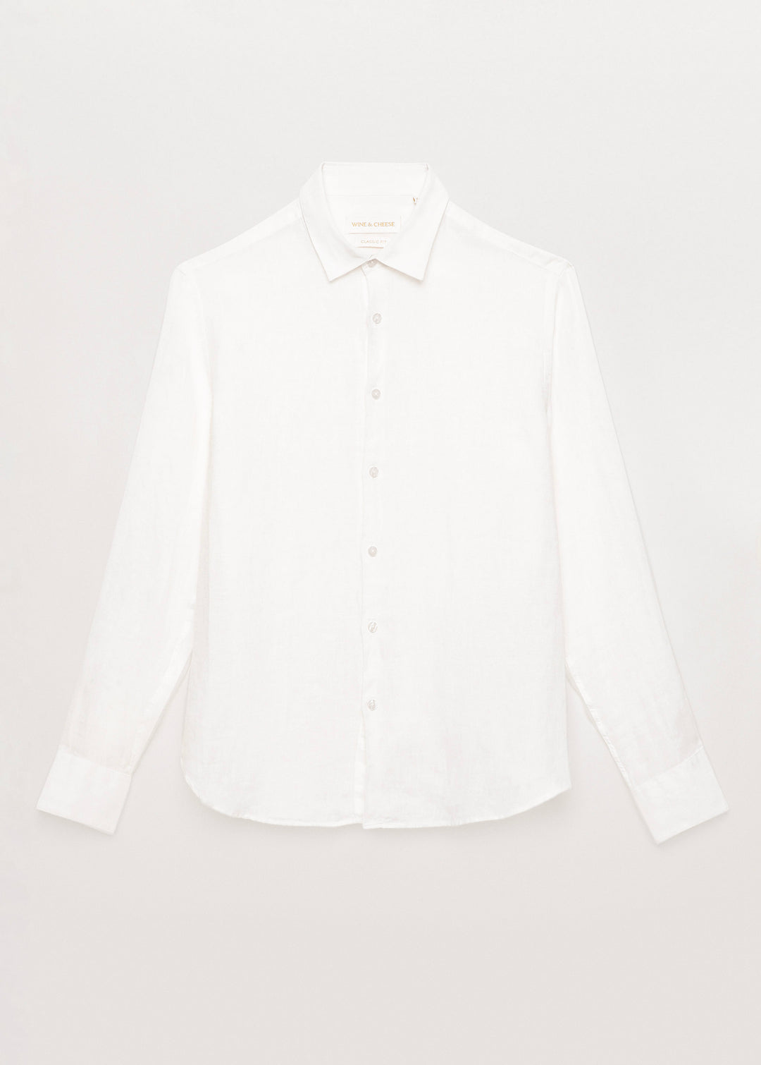 Pure Linen Shirt in White