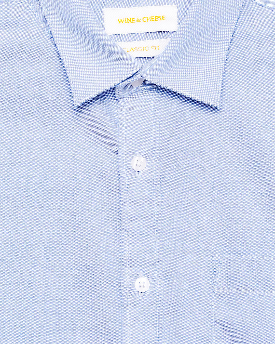 Solid Cotton Shirt in Sky Blue