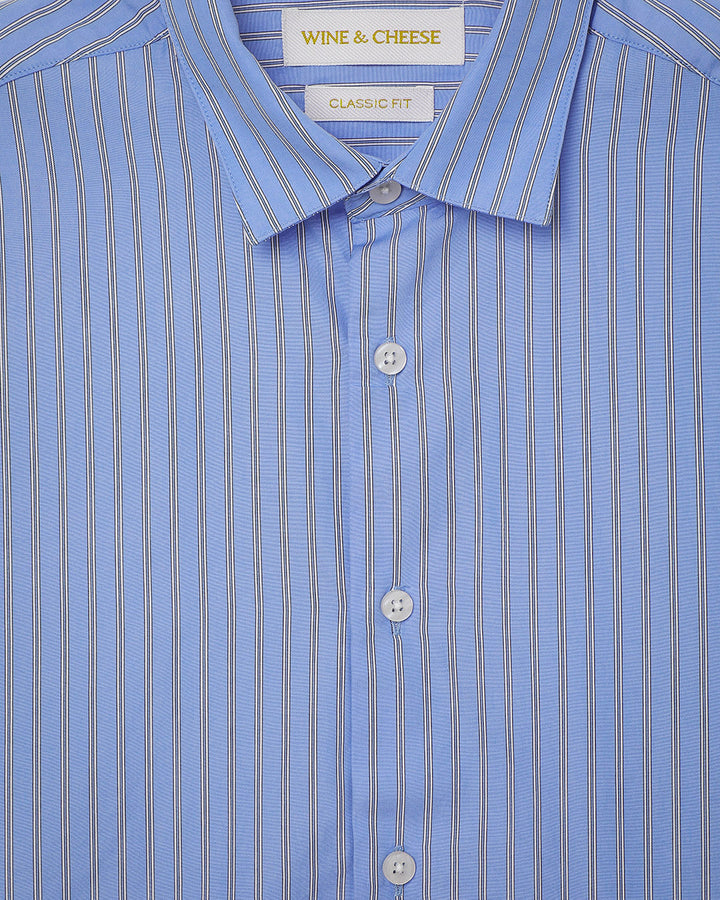 Stripe Shirt in Sky blue
