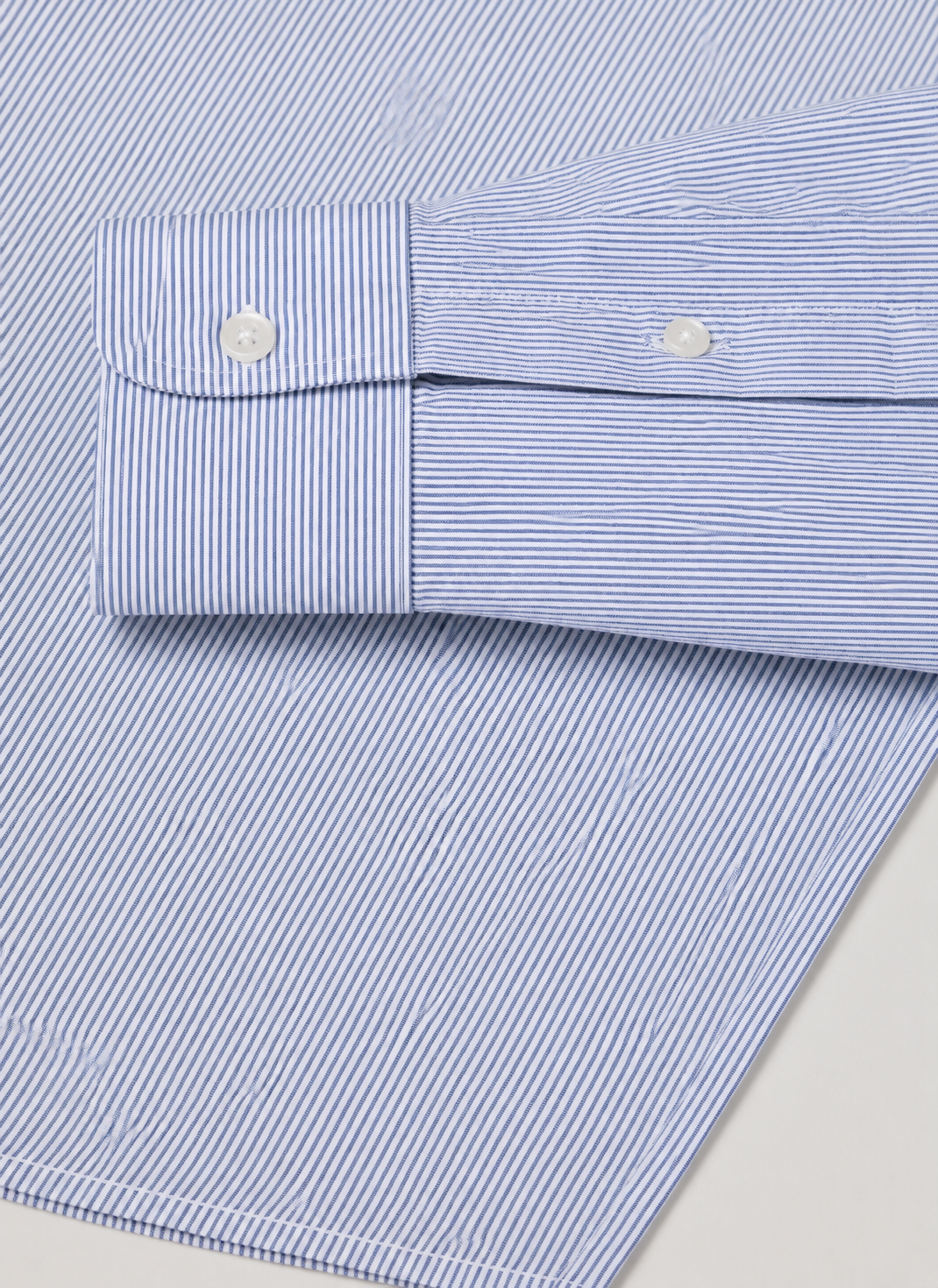 Oxford Striped Shirt in Navy