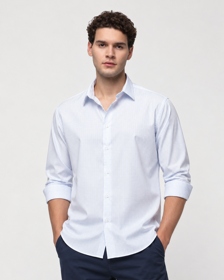 Tonal Check Shirt