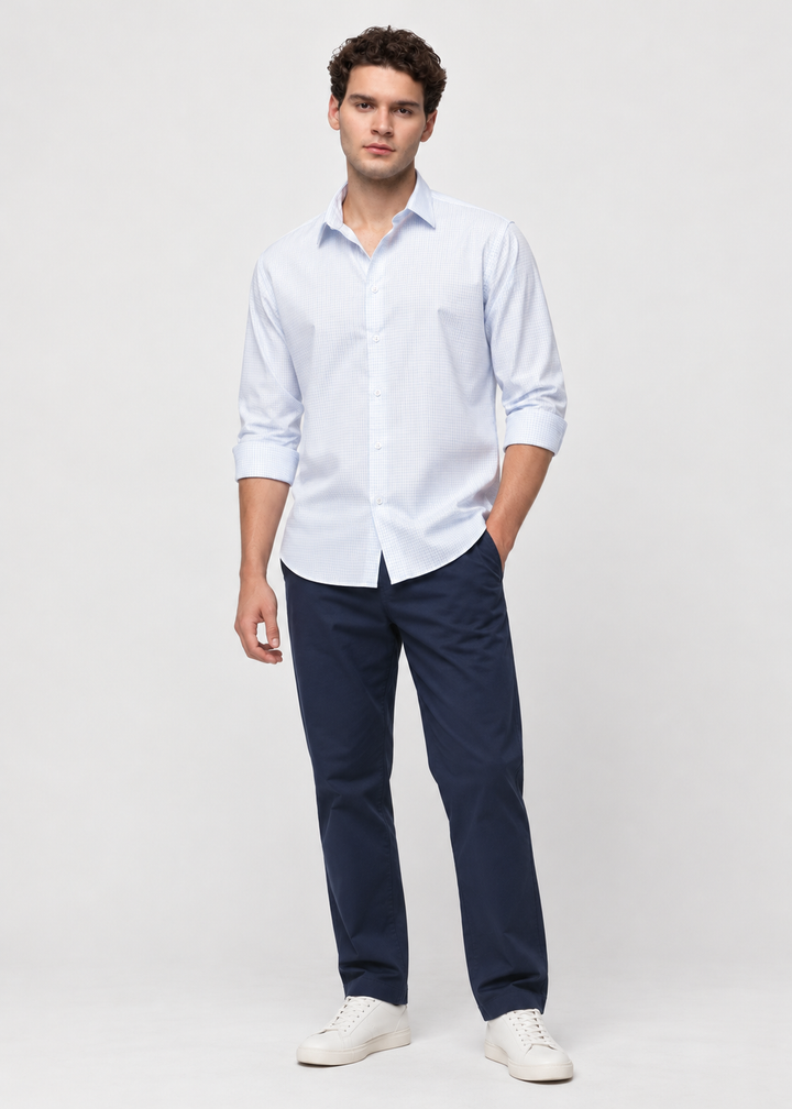 Tonal Check Shirt