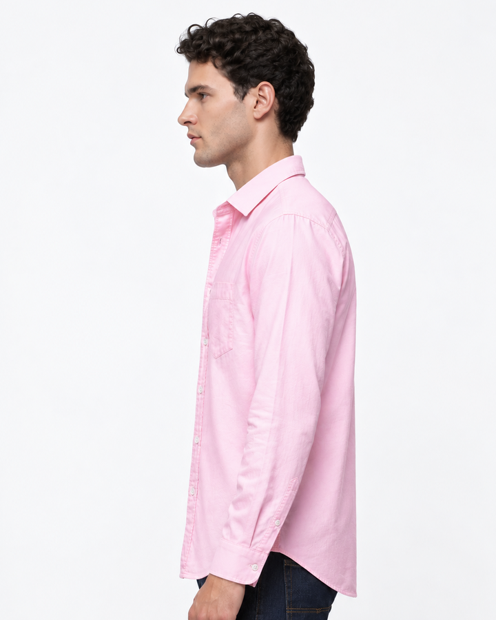 Solid Cotton Shirt