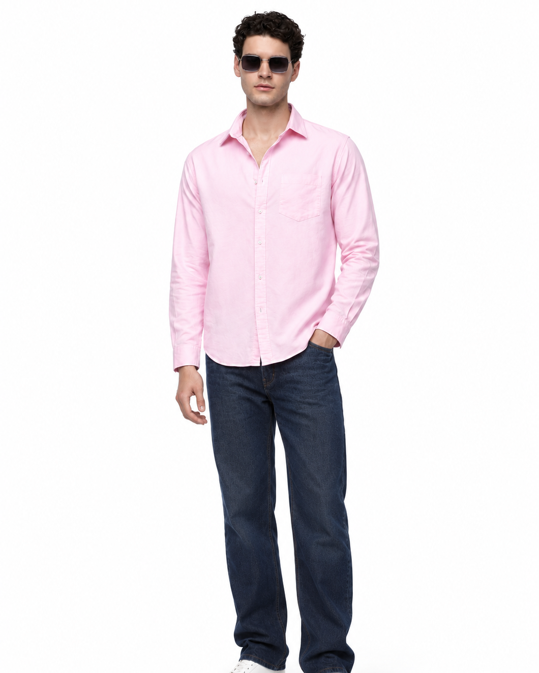 Solid Cotton Shirt