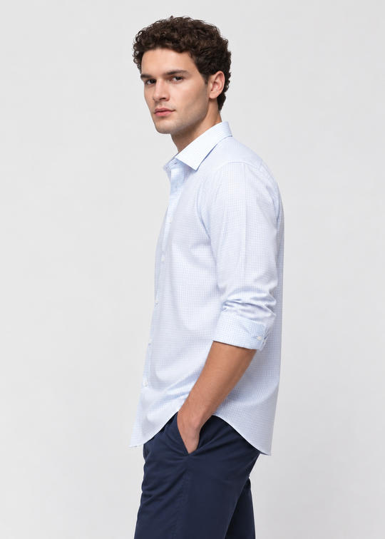 Tonal Check Shirt