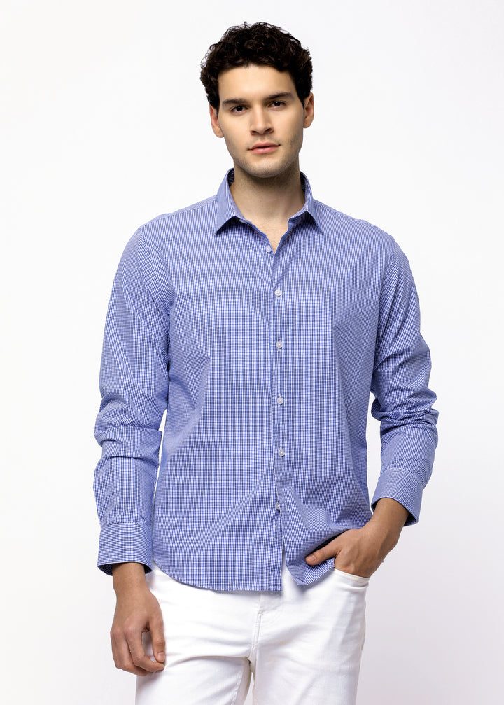 SUPIMA MICRO CHECK SHIRT