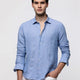 Pure Linen Shirt in Lt. Blue