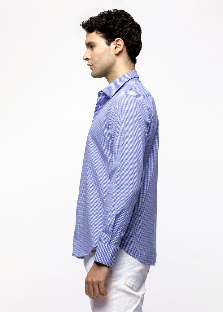 SUPIMA MICRO CHECK SHIRT