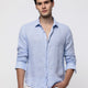 Pure Linen Shirt in Sky Blue